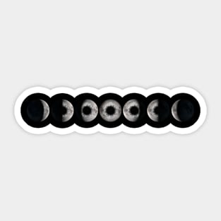 Moon Eye Phases Sticker